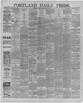 Portland Daily Press: March 12,1887