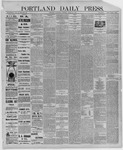 Portland Daily Press: March 23,1887