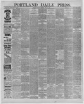 Portland Daily Press: April 26,1887