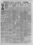 Portland Daily Press: May 07,1887