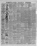 Portland Daily Press: June 21,1887