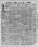 Portland Daily Press: June 25,1887
