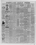 Portland Daily Press: July 21,1887