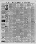 Portland Daily Press: July 22,1887