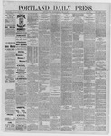 Portland Daily Press: July 25,1887