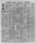 Portland Daily Press: July 27,1887