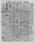 Portland Daily Press: August 08,1887