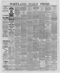 Portland Daily Press: August 09,1887