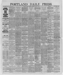 Portland Daily Press: August 10,1887