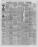 Portland Daily Press: August 13,1887