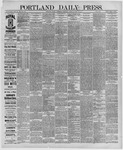 Portland Daily Press: August 24,1887