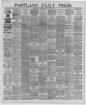 Portland Daily Press: August 25,1887