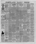Portland Daily Press: August 30,1887
