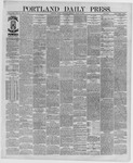 Portland Daily Press: August 31,1887