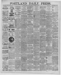 Portland Daily Press: September 10,1887