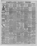 Portland Daily Press: September 15,1887