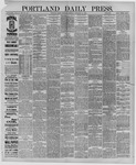 Portland Daily Press: September 22,1887