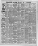 Portland Daily Press: September 27,1887