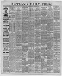 Portland Daily Press: September 28,1887