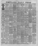 Portland Daily Press: September 30,1887