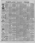 Portland Daily Press: October 03,1887