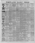 Portland Daily Press: October 08,1887