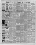 Portland Daily Press: October 10,1887