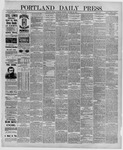 Portland Daily Press: October 20,1887