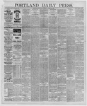 Portland Daily Press: October 21,1887