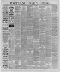 Portland Daily Press: October 22,1887