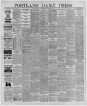 Portland Daily Press: October 24,1887