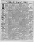 Portland Daily Press: October 26,1887