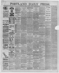 Portland Daily Press: October 27,1887