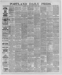 Portland Daily Press: November 08,1887