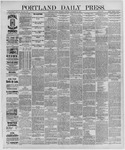 Portland Daily Press: November 10,1887