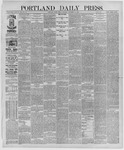 Portland Daily Press: November 11,1887