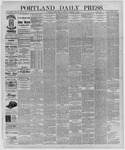 Portland Daily Press: November 14,1887