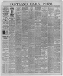 Portland Daily Press:  January 12,1888
