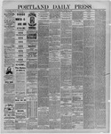 Portland Daily Press: January 16,1888