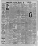 Portland Daily Press:  February 15,1888