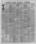 Portland Daily Press:  February 21,1888