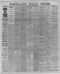 Portland Daily Press: February 22,1888