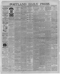 Portland Daily Press:  February 29,1888