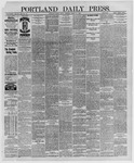 Portland Daily Press: March 30,1888
