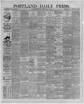Portland Daily Press: July 27,1888