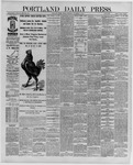 Portland Daily Press: November 09,1888