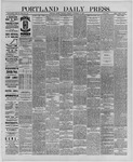 Portland Daily Press: November 15,1888