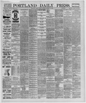 Portland Daily Press: January 10,1889