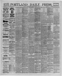 Portland Daily Press: January 12,1889