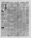 Portland Daily Press: March 25,1889